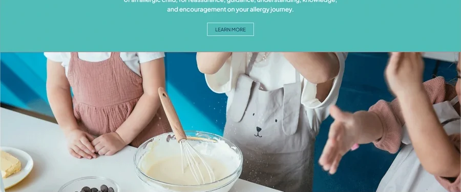 A section of the Allergy Coach SA website