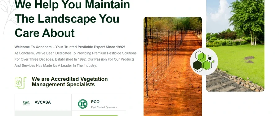 A section of the ConChem Saligna website