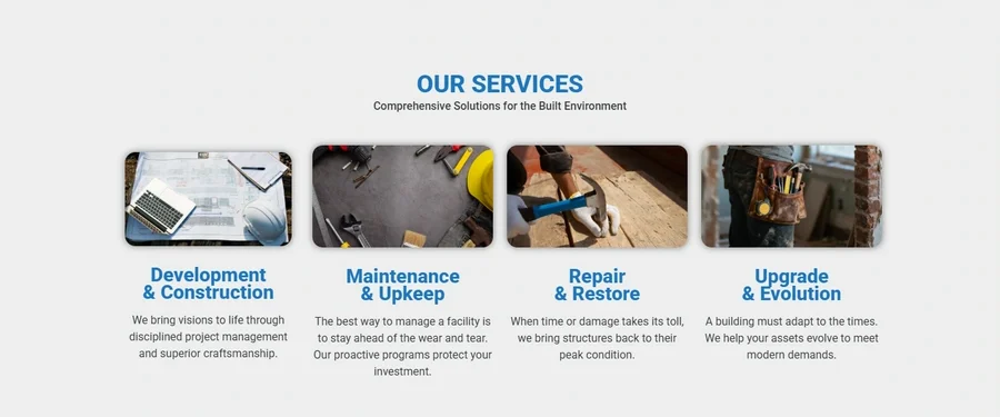 A section of the ConServe Group website