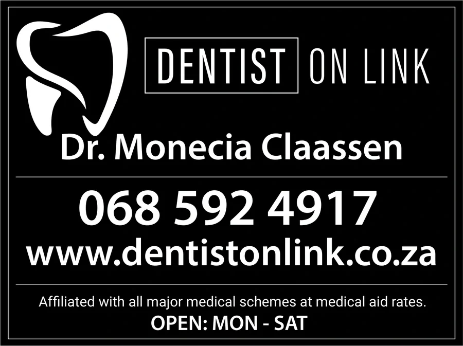 Dentist On Link gate signage