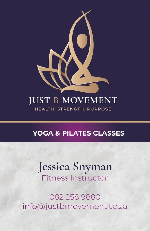 Just B Movement business card